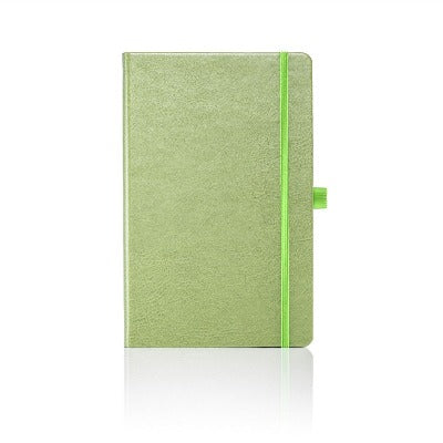 Branded Promotional CASTELLI IVORY SHERWOOD NOTE BOOK Green Medium Notebook from Concept Incentives