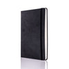 Branded Promotional CASTELLI IVORY TUCSON FLEXIBLE NOTE BOOK in Black Medium Notebook from Concept Incentives