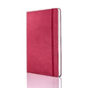 Branded Promotional CASTELLI IVORY TUCSON FLEXIBLE NOTE BOOK in Dark Red Medium Notebook from Concept Incentives