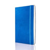 Branded Promotional CASTELLI IVORY TUCSON FLEXIBLE NOTE BOOK in Blue Medium Notebook from Concept Incentives