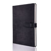 Branded Promotional CASTELLI IVORY MIRABEAU NOTE BOOK Black Medium Notebook from Concept Incentives