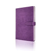 Branded Promotional CASTELLI IVORY MIRABEAU NOTE BOOK Purple Medium Notebook from Concept Incentives
