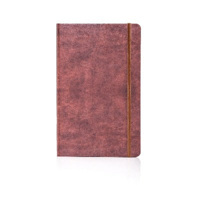 Branded Promotional CASTELLI IVORY NOVARA FLEXIBLE NOTE BOOK in Chestnut Notebook from Concept Incentives