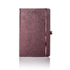 Branded Promotional CASTELLI LEATHER CORDOBA NOTE BOOK in Burgundy Notebook from Concept Incentives