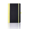 Branded Promotional CASTELLI CONTRAST MEDIUM NOTE BOOK in Yellow Notebook from Concept Incentives