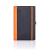 Branded Promotional CASTELLI CONTRAST MEDIUM NOTE BOOK in Orange Notebook from Concept Incentives
