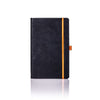 Branded Promotional CASTELLI IVORY TUCSON EDGE NOTE BOOK in Orange Medium Notebook from Concept Incentives