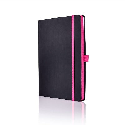 Branded Promotional CASTELLI IVORY TUCSON EDGE NOTE BOOK in Pink Medium Notebook from Concept Incentives
