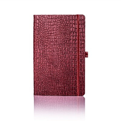 Branded Promotional CASTELLI IVORY OCEANIA NOTE BOOK in Red Notebook from Concept Incentives