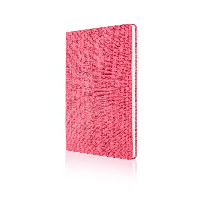 Branded Promotional CASTELLI IVORY NATURE NOTE BOOK Red Notebook from Concept Incentives