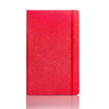Branded Promotional CASTELLI PECHINO DIGITAL EDGE RULED NOTEBOOK in Red Jotter From Concept Incentives.