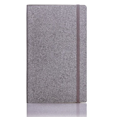 Branded Promotional CASTELLI PECHINO DIGITAL EDGE RULED NOTEBOOK in Grey Jotter From Concept Incentives.