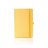 Branded Promotional CASTELLI IVORY MATRA PLAIN NOTE BOOK Yellow Medium Notebook from Concept Incentive