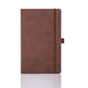 Branded Promotional CASTELLI IVORY TUCSON PLAIN NOTE BOOK in Brown Medium Notebook from Concept Incentives