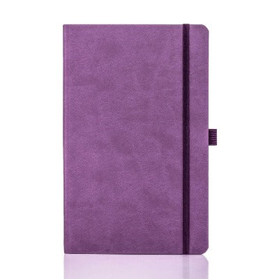 Branded Promotional CASTELLI IVORY TUCSON PLAIN NOTE BOOK in Purple Medium Notebook from Concept Incentives