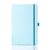 Branded Promotional CASTELLI IVORY TUCSON PLAIN NOTE BOOK in Light Blue Medium Notebook from Concept Incentives
