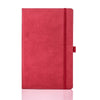 Branded Promotional CASTELLI IVORY TUCSON PLAIN NOTE BOOK in Red Medium Notebook from Concept Incentives