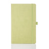 Branded Promotional CASTELLI IVORY TUCSON PLAIN NOTE BOOK in Light Green Medium Notebook from Concept Incentives