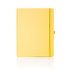 Branded Promotional CASTELLI IVORY MATRA RULED NOTE BOOK Yellow Large Notebook from Concept Incentives