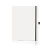 Branded Promotional CASTELLI IVORY MATRA RULED NOTE BOOK White and Black Large Notebook from Concept Incentives