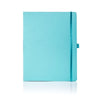 Branded Promotional CASTELLI IVORY MATRA RULED NOTE BOOK Cyan Large Notebook from Concept Incentives
