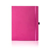 Branded Promotional CASTELLI IVORY MATRA RULED NOTE BOOK Pink Large Notebook from Concept Incentives