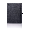 Branded Promotional CASTELLI IVORY SHERWOOD NOTE BOOK Black Large Notebook from Concept Incentives