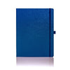 Branded Promotional CASTELLI IVORY MATRA GRAPH NOTE BOOK in Blue Large Notebook from Concept Incentives
