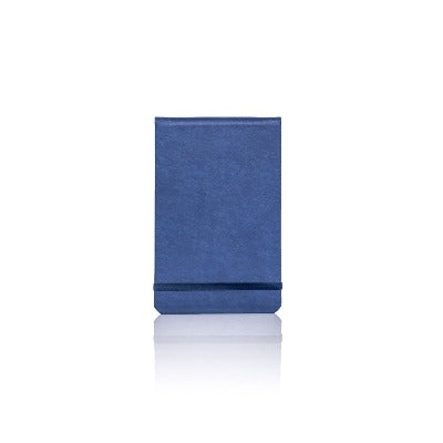 Branded Promotional CASTELLI IVORY TUCSON FLIP POCKET NOTE BOOK in Blue Notebook from Concept Incentives
