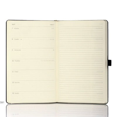 Branded Promotional CASTELLI IVORY NATURE DIARY from Concept Incentives