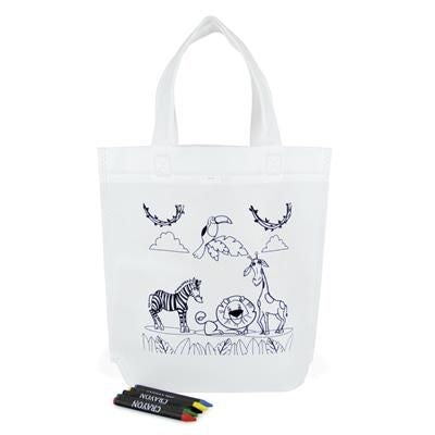 Branded Promotional CHILDRENS COLORING BAG Bag From Concept Incentives.