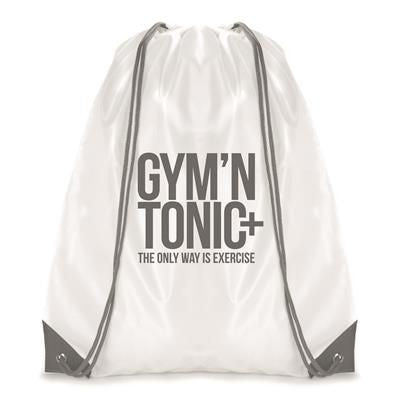 Branded Promotional DOBSON DRAWSTRING BAG Bag From Concept Incentives.