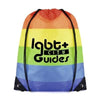 Branded Promotional RAINBOW DRAWSTRING BAG Bag From Concept Incentives.