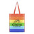 Branded Promotional RAINBOW SHOPPER Bag From Concept Incentives.