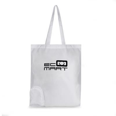Branded Promotional TRAFFORD FOLDING SHOPPER Bag From Concept Incentives.
