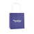 Branded Promotional BRUNSWICK SMALL PAPER BAG in Blue Carrier Bag From Concept Incentives.