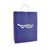 Branded Promotional BRUNSWICK LARGE PAPER BAG in Blue Carrier Bag From Concept Incentives.