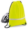 Branded Promotional HIGH VISIBILITY REFLECTIVE GYMSAC DRAWSTRING BAG Bag From Concept Incentives.