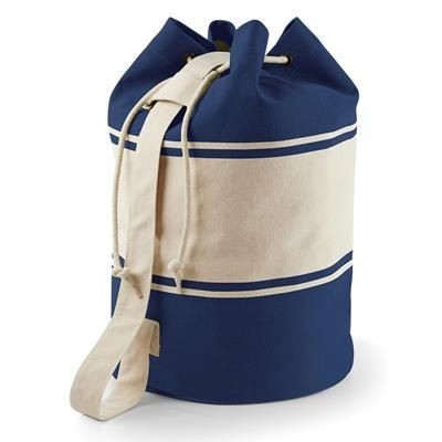 Branded Promotional QUADRA CANVAS DUFFLE BAG in Natural Bag From Concept Incentives.