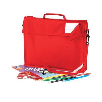 Branded Promotional QUADRA JUNIOR BOOK BAG with Strap Bag From Concept Incentives.