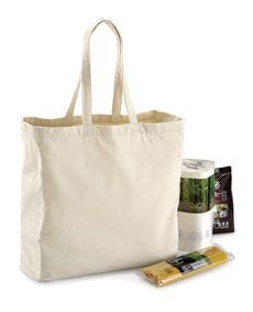 Branded Promotional ORGANIC CANVAS SHOPPER TOTE BAG Bag From Concept Incentives.