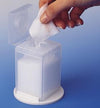 Branded Promotional QUICKPAD SWAB DISPENSER in Transparent Clear Medical Swab From Concept Incentives.