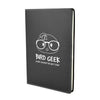 Branded Promotional STITCH EDGE NOTE BOOK in Black Jotter From Concept Incentives.