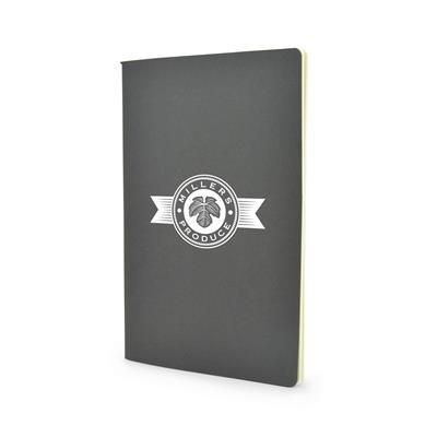 Branded Promotional A5 RAYNE NOTE BOOK in Black Jotter From Concept Incentives.