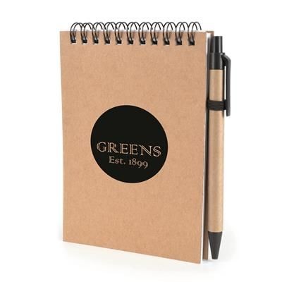 Branded Promotional A6 HEMIOLA JOTTER Note Pad From Concept Incentives.