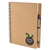 Branded Promotional A5 INTIMO NOTEBOOK Note Pad in Natural From Concept Incentives.