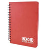 Branded Promotional A5 SALERNO NOTE BOOK in Red Jotter From Concept Incentives.