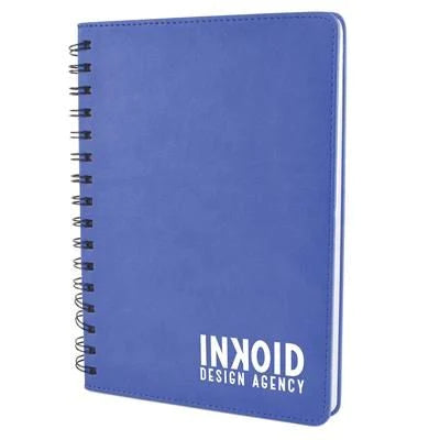 Branded Promotional A5 SALERNO NOTE BOOK in Red Jotter From Concept Incentives.