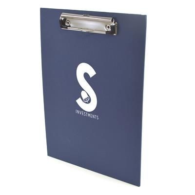 Branded Promotional A4 BRISTOL in Royal Blue Clipboard From Concept Incentives.