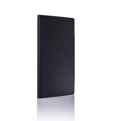 Branded Promotional CASTELLI IVORY SINGER NOTE BOOK in Black Notebook from Concept Incentives.